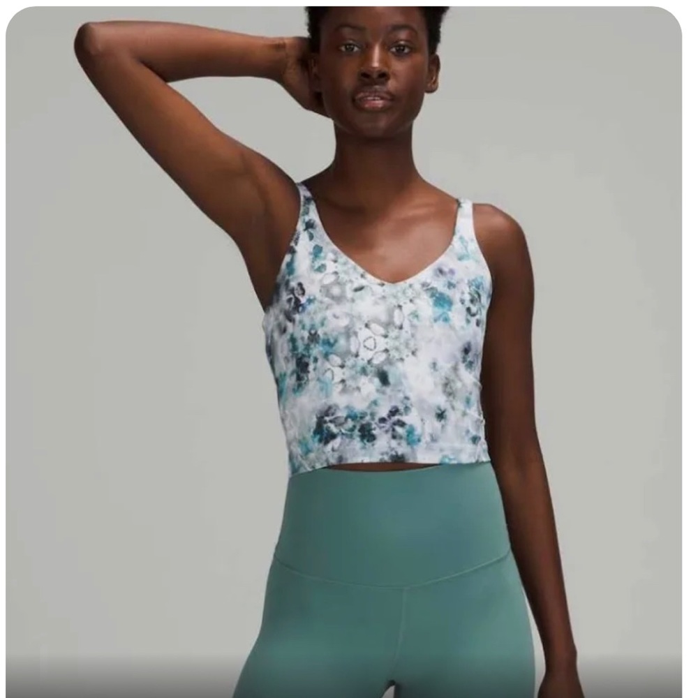 Lululemon Kaleidofloral Align Tank Sports Bra Size 0